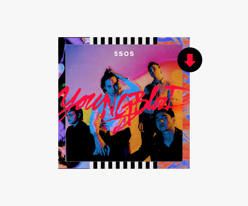 "youngblood - 5 Seconds Of Summer Youngblood Album Cover, HD Png Download, Free Download