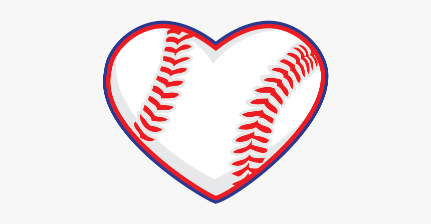 Baseball Heart - Baseball Clipart Transparent, HD Png Download, Free Download