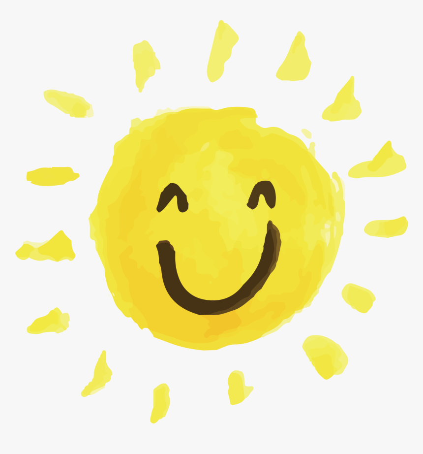 Sun Illustration Smile Transparent Background, HD Png Download, Free Download