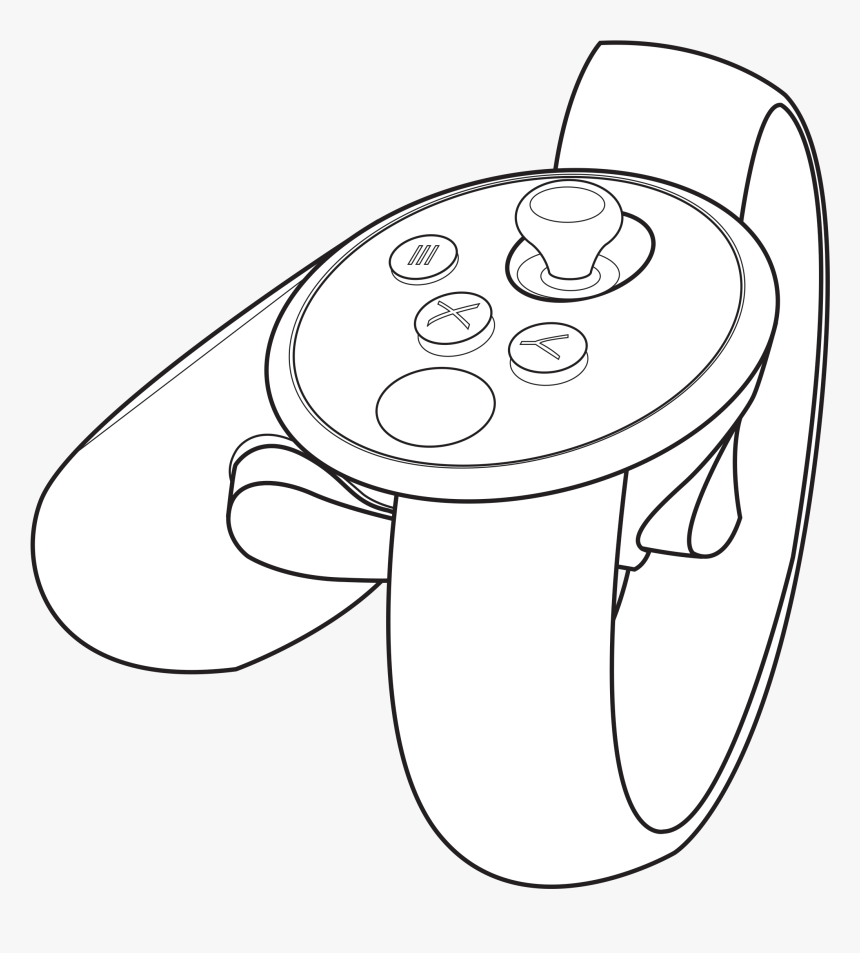 Oculus Touch Controller Art, HD Png Download, Free Download