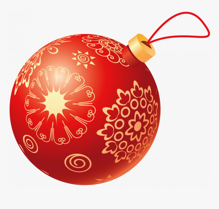 Red Balls Ornament Merry Chr, HD Png Download, Free Download