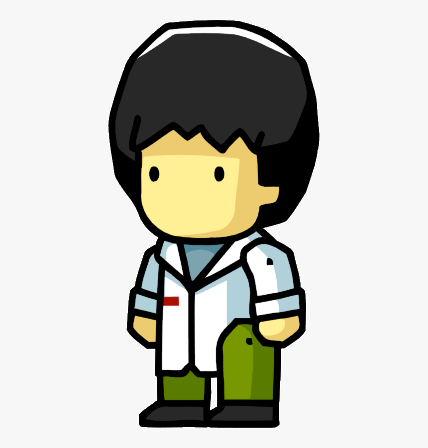 Scribblenauts Biologist Clip Arts - Shopkeeper Png, Transparent Png, Free Download