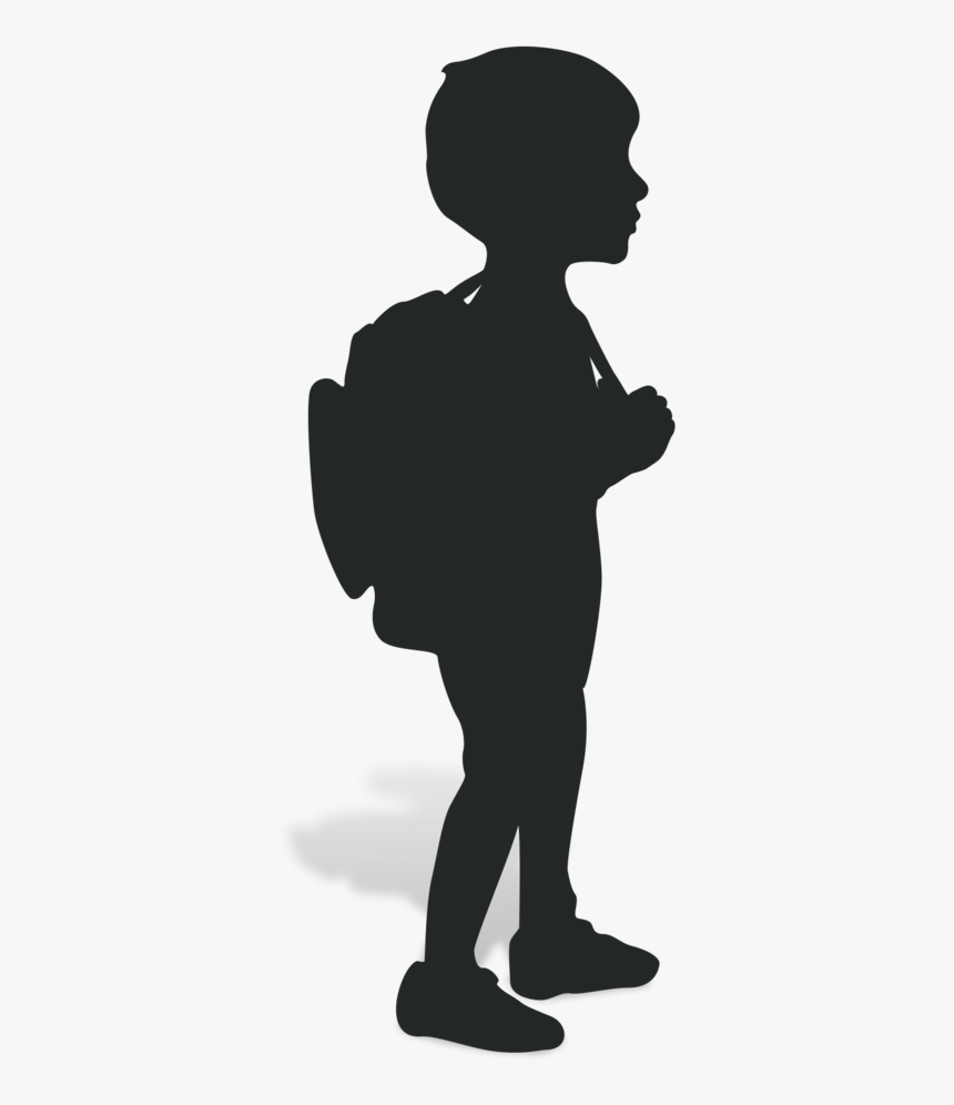 Paid Child Development Classroom Assistant Position - School Boy Silhouette Png, Transparent Png, Free Download