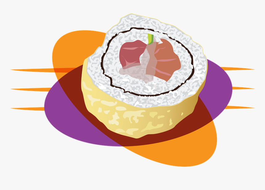 Sushi, Wok, Chinese, Food, Rice, Asian, Cuisine, Japanese, - Rice Asian Cuisine, HD Png Download, Free Download