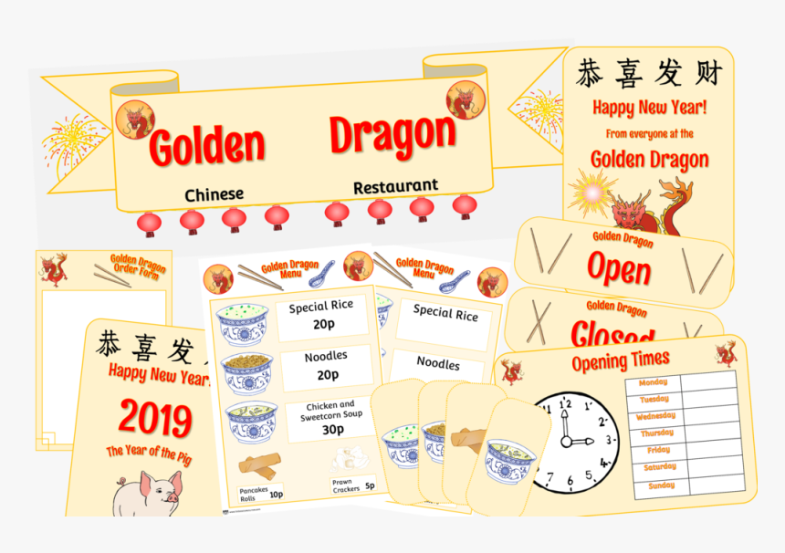 Chinese Restaurant Role Play Pack, HD Png Download, Free Download