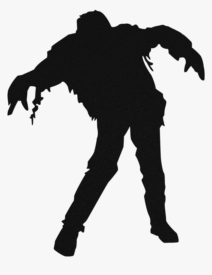 Zombie Silhouette, HD Png Download, Free Download