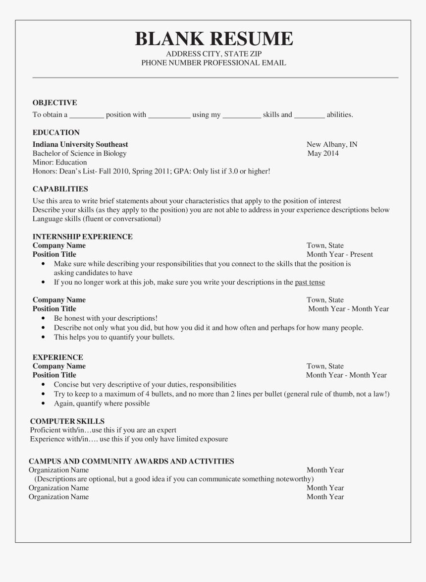Curriculum Vitae Blank Template Main Image Manila Doctors Hospital Curriculum Vitae Blank Template Main Image Manila Doctors Hospital