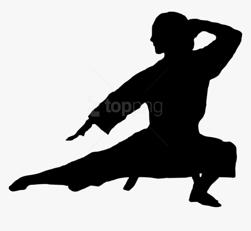 Karate Silhouette Png, Transparent Png, Free Download