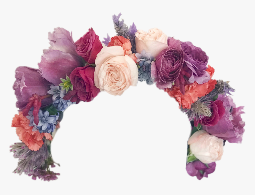 #flower #flowers #flowercrowns #flowercrown #floral - Garden Roses, HD Png Download, Free Download