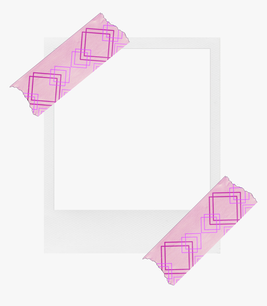 #freetoedit #polaroidframe #picture #washitape #frame - Paper, HD Png Download, Free Download