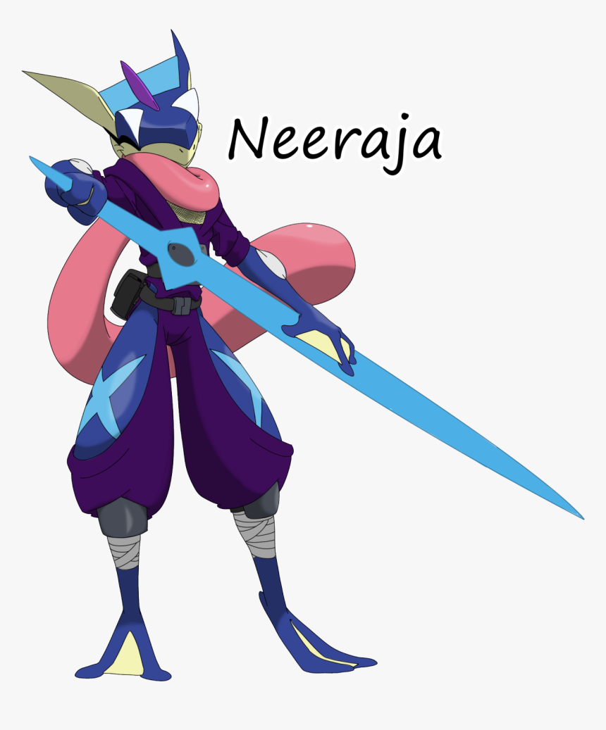 Neeraja Cluedfin
species - Greninja With A Sword, HD Png Download, Free Download
