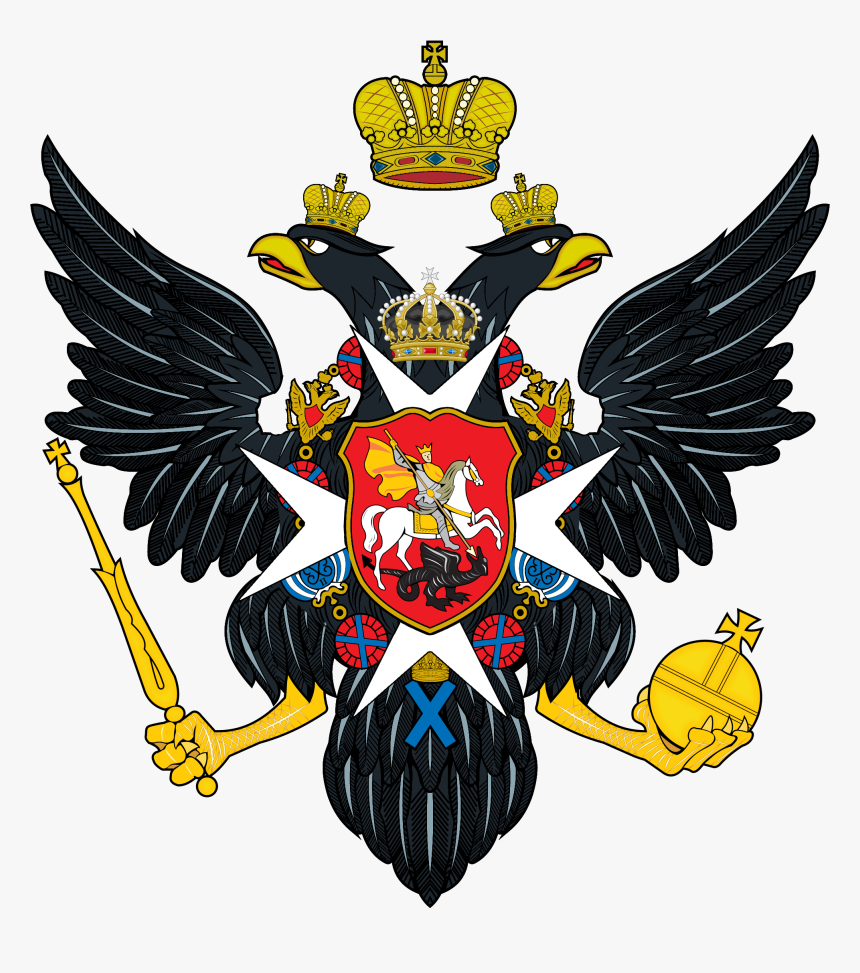 Coat Of Arms Of The Russian Empire 1799 - Imperial Standard Of Russia, HD Png Download, Free Download