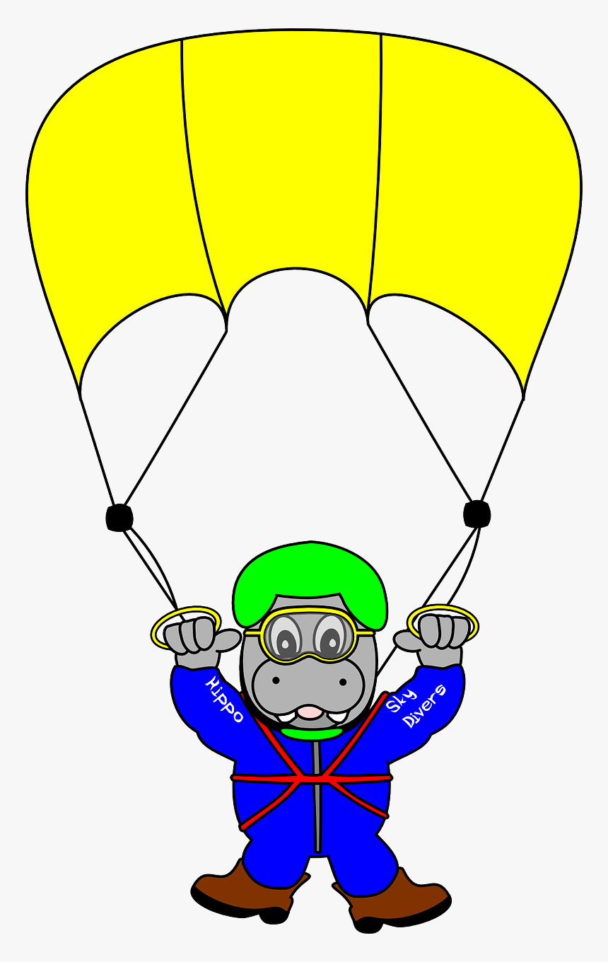 Transparent Diver Png - Animated Sky Diver, Png Download, Free Download