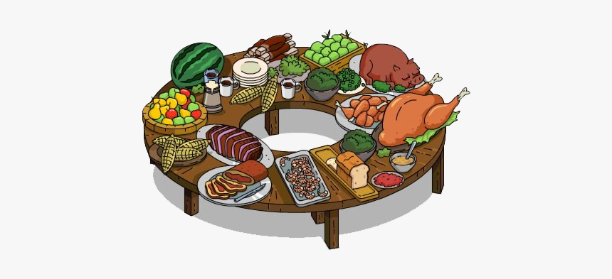 Food Buffet Transparent - Buffet Clipart, HD Png Download, Free Download