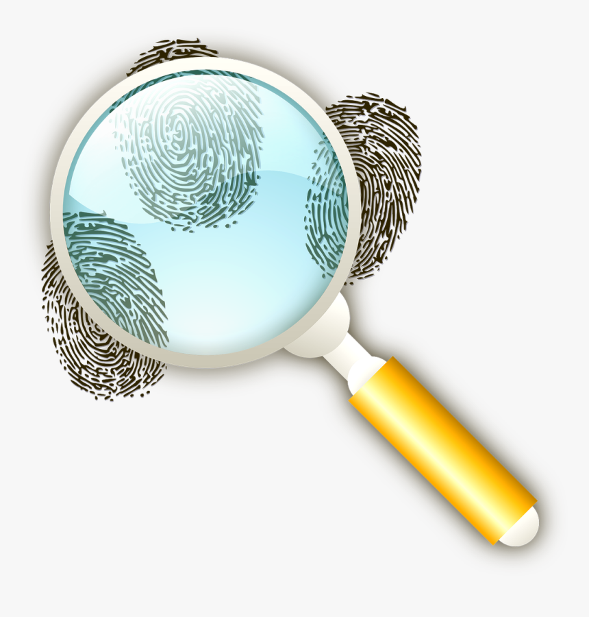 Transparent Fallen Soldier Png - Magnifying Glass With Fingerprints, Png Download, Free Download
