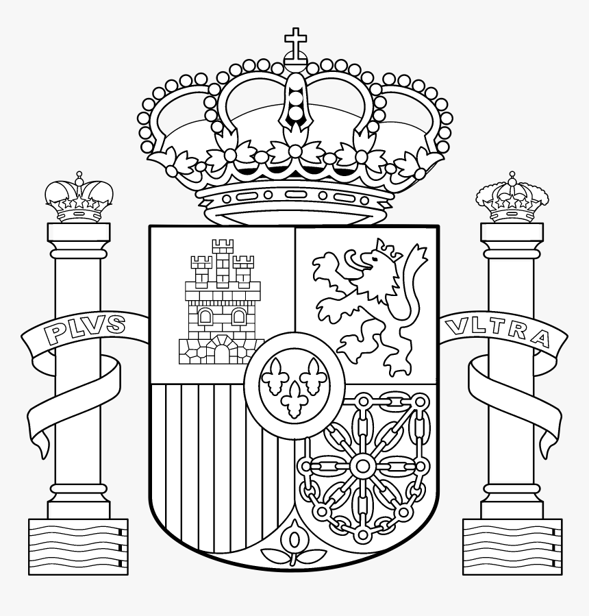 Spain Logo Black And White, HD Png Download, Free Download