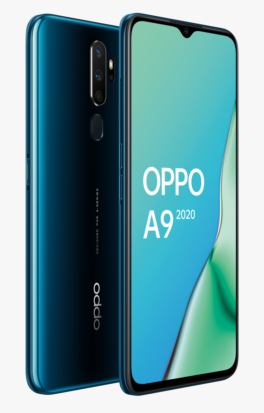 Oppo A9 2020 Marine Green Smartphone Image - Oppo A5 2020 Blue, HD Png