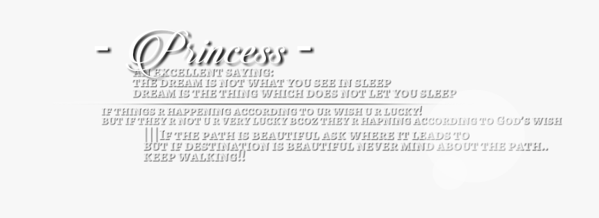 Princess Text Png - Dream Girl Text Png, Transparent Png, Free Download