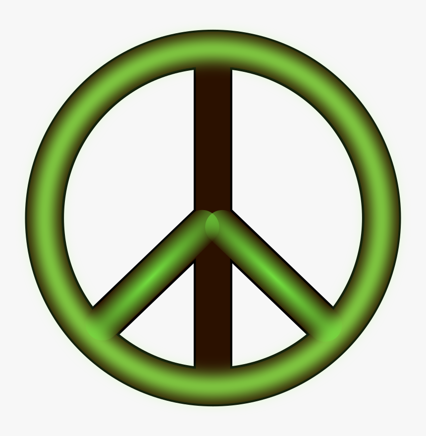 3d Peace Symbol - Peace Sign Clipart, HD Png Download, Free Download