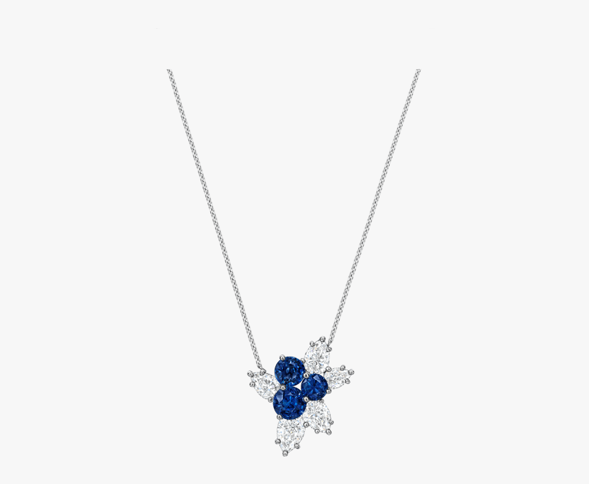 Berry Cluster By Harry Winston, Sapphire And Diamond - Locket, HD Png Download, Free Download