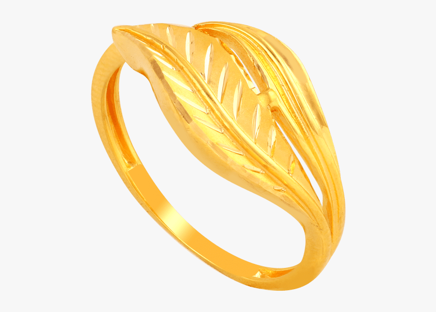 20 Stylish Gold Ring Designs With Out Stones For Women - Plain Gold Ring Design For Female, HD Png Download, Free Download