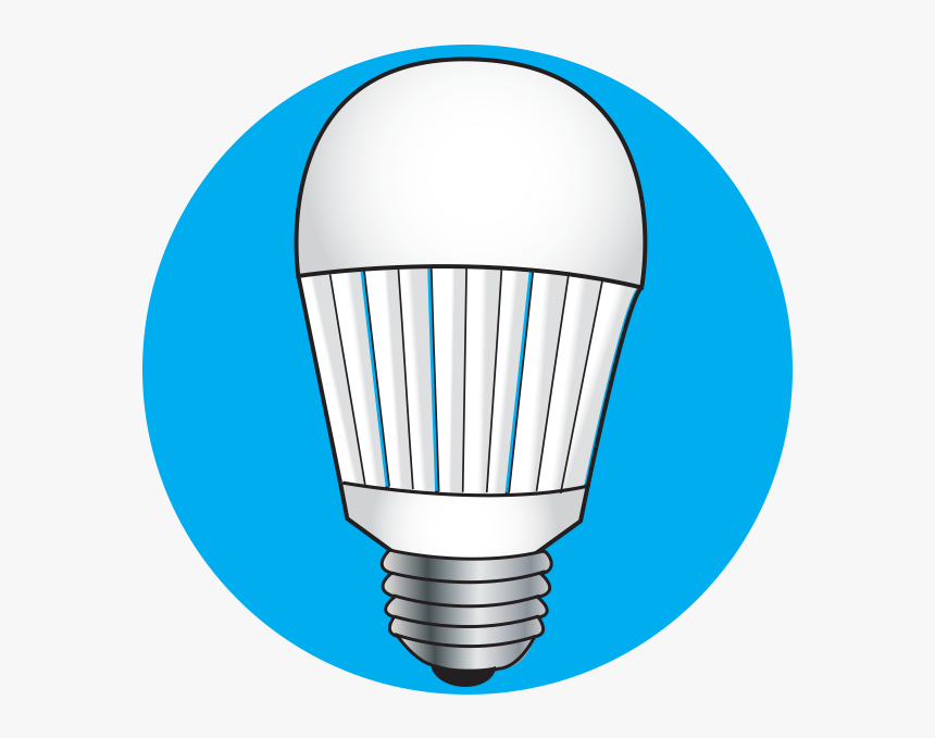 Led Bulbs Use 85 Less Energy Than Regular Incandescent - Moon Clip Art, HD Png Download, Free Download
