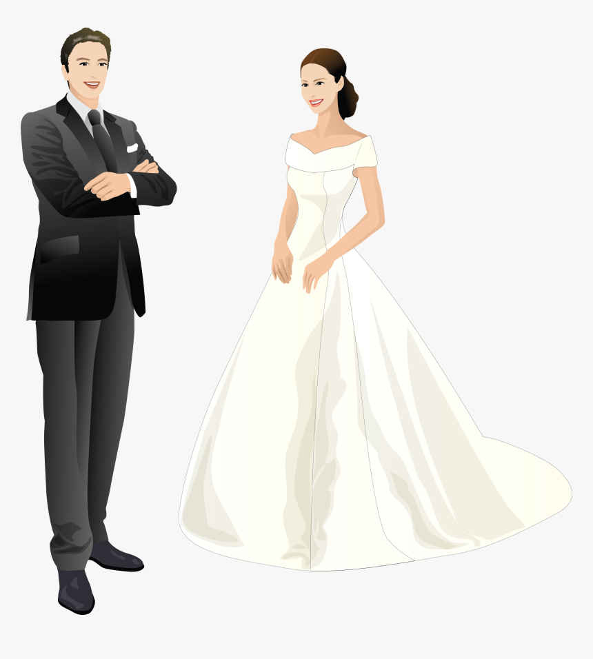 Wedding Planner Checklist, Silhouette Art, Wedding - Жених И Невеста Клипарт, HD Png Download, Free Download