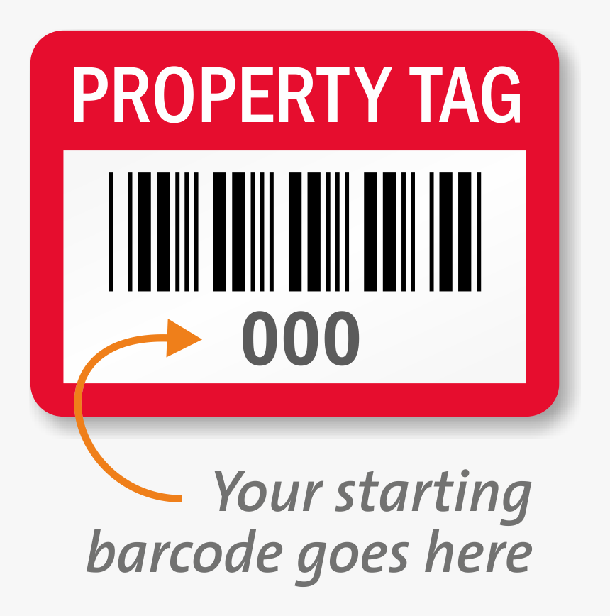 Transparent Blank Price Tags Png - Barcode For Fixed Assets, Png Download, Free Download