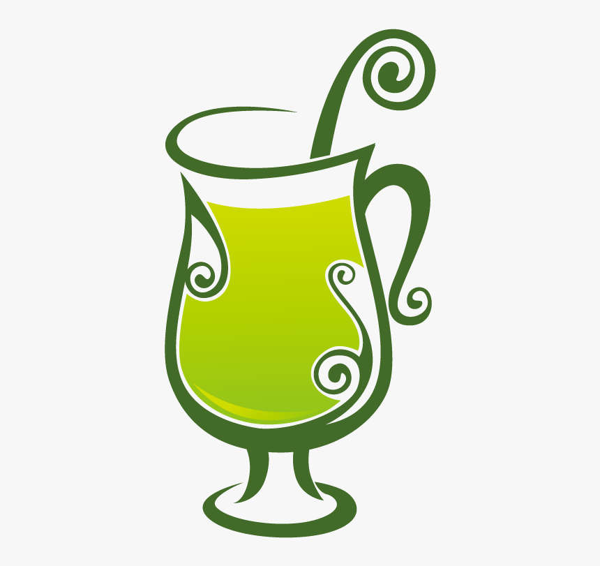 Cup Clipart Green Coffee - Greentea Cartoon, HD Png Download, Free Download
