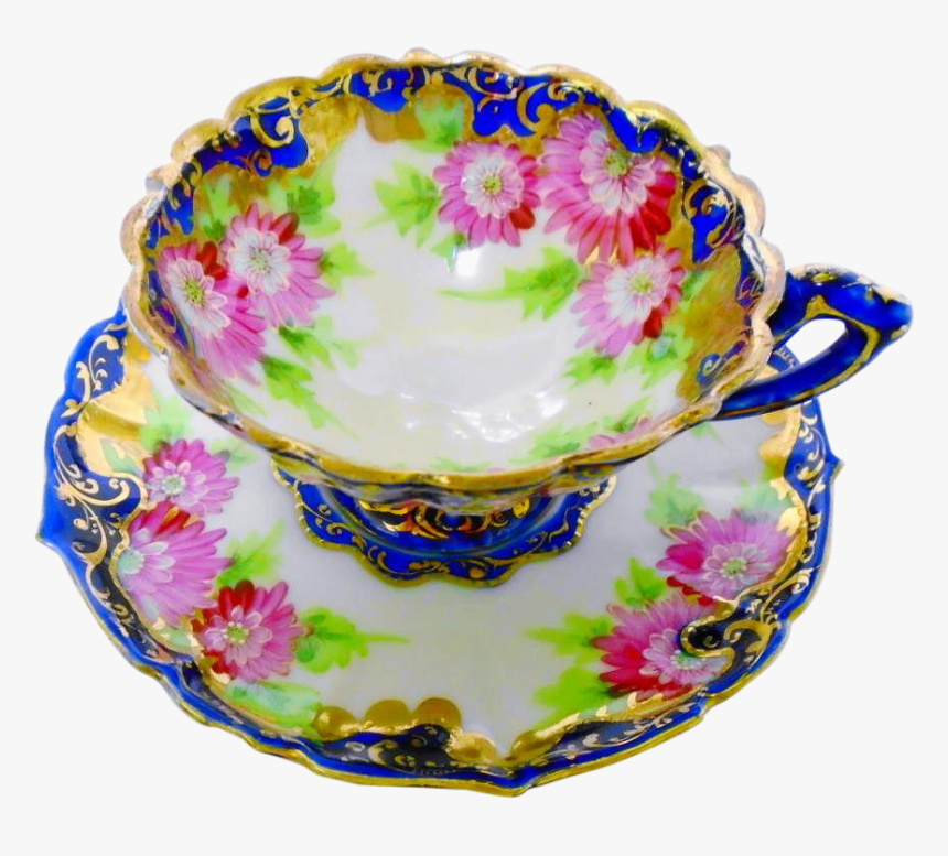 Nippon Dainty Pedestal Tea Cup And Saucer - Saucer, HD Png Download, Free Download