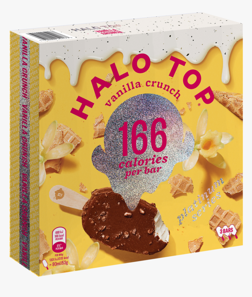 The Scoop On Uk Df Peanut Butter Cup - Halo Top Vanilla Crunch, HD Png Download, Free Download