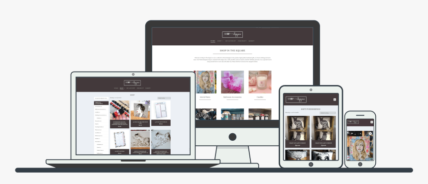 Sits Portfolio Responsive Ecommerce Website - Website, HD Png Download, Free Download