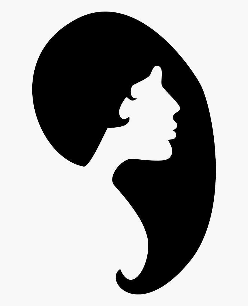 Computer Icons Hair Woman - Transparent Girl Shadow Png, Png Download, Free Download