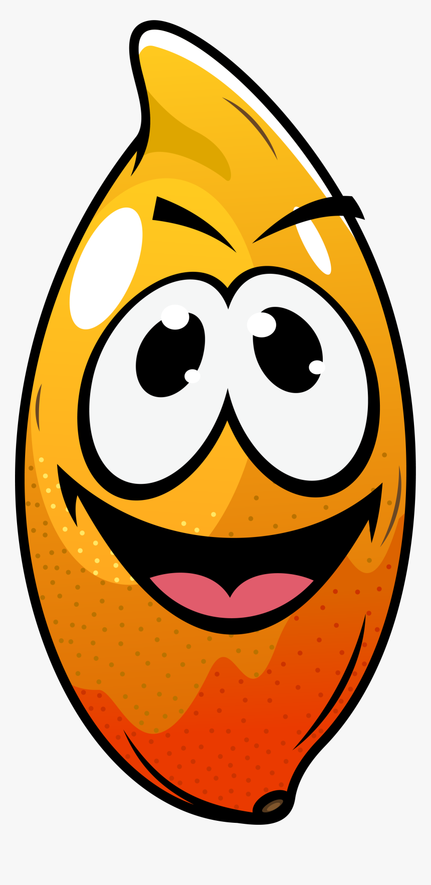 Png Royalty Free Download Mango Clipart Smiling - Cute Cartoon Face Png, Transparent Png, Free Download