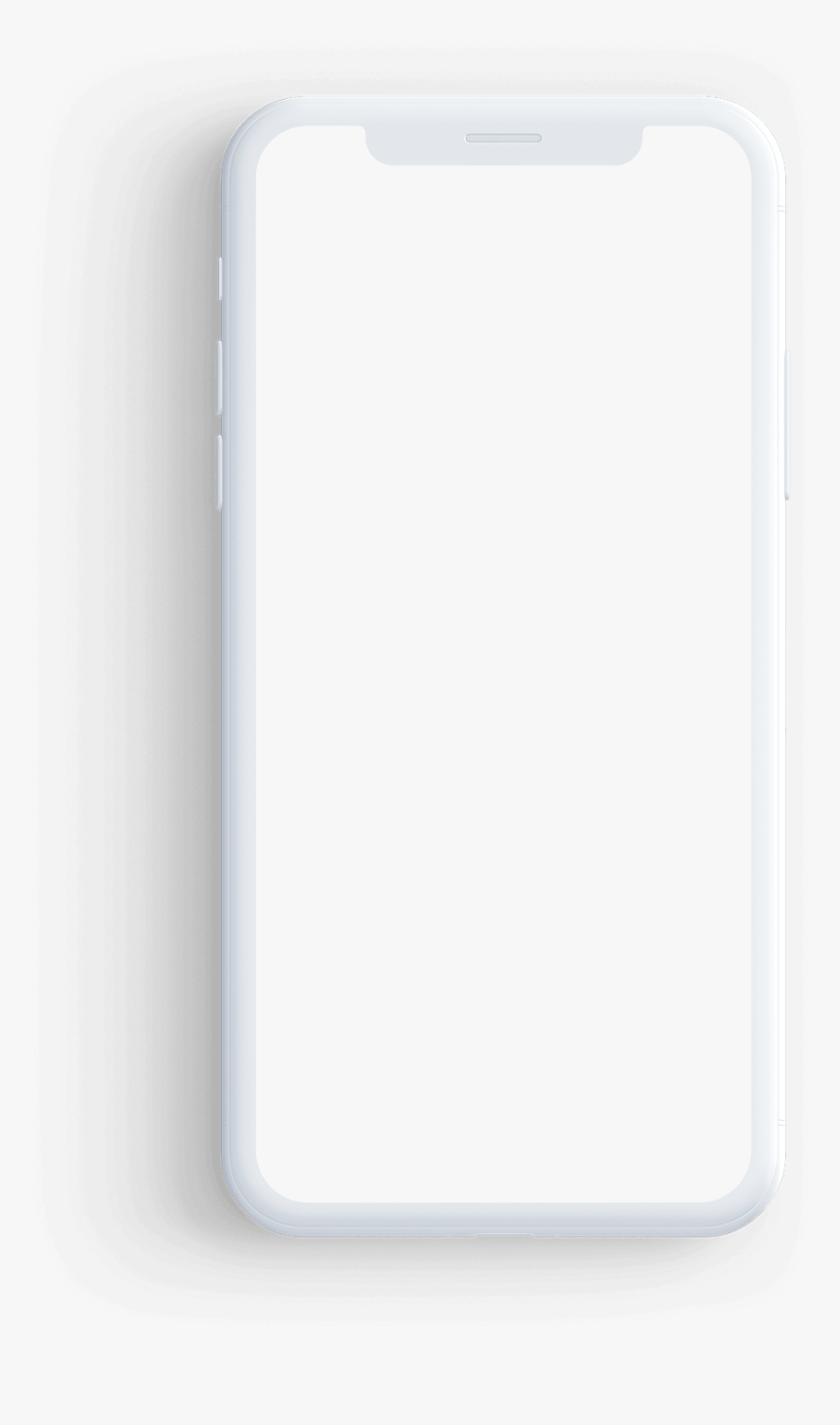 White Mobile Frame Png, Transparent Png, Free Download