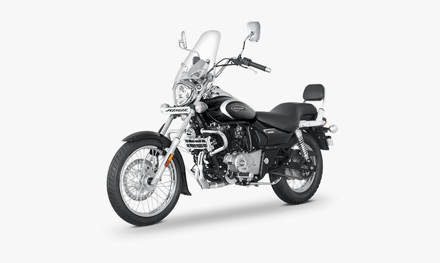 Bajaj Avenger 220 Cruise Bs6 Front Three Quarter L - Avenger 220 Cruise 2020 Black, HD Png Download, Free Download