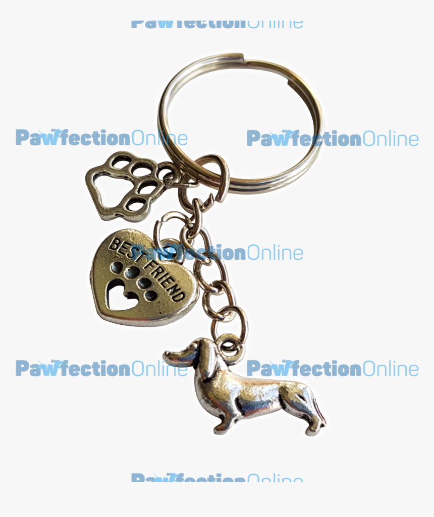 This Dachshund Sausage Dog Key Chain Includes A Dachshund, - Keychain, HD Png Download, Free Download