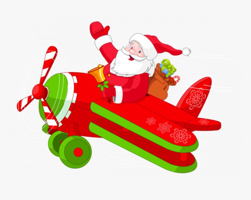 Flying Santa Claus Png, Transparent Png, Free Download
