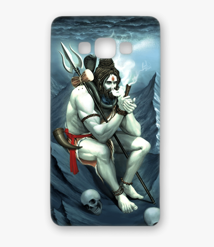 Designer Hard-plastic Phone Cover From Print Opera - Lord Shiva Smoking Chillum, HD Png Download, Free Download