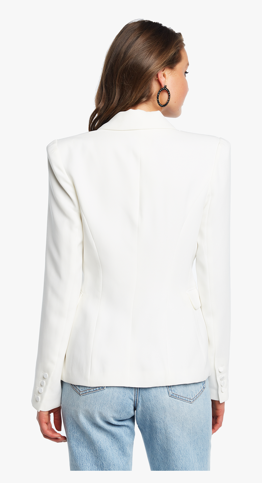Tuxedo Jacket In Colour Bright White - Formal Wear, HD Png Download, Free Download