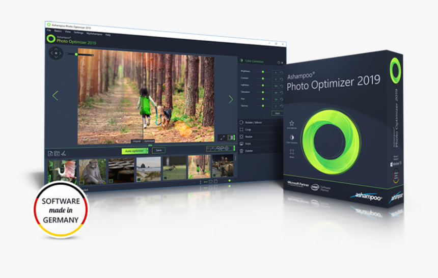 Ashampoo Photo Optimizer - Ashampoo Photo Optimizer 2019, HD Png Download, Free Download