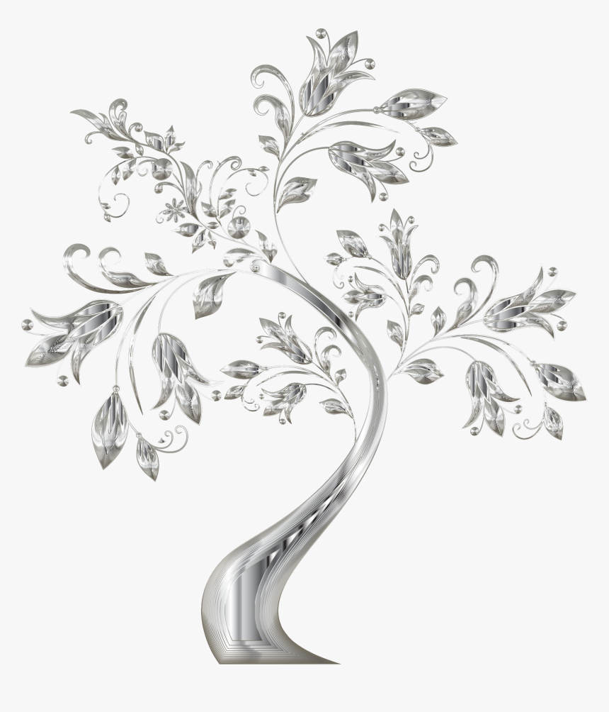 Floral Tree Supplemental 13 No Background Clip Arts, HD Png Download, Free Download