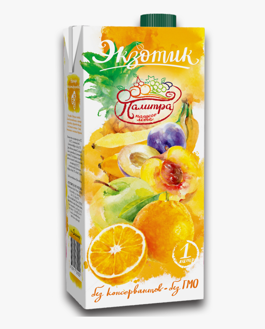 Palitra Watercolor Design Mixed Fruit Juice Nectar, - Палитра Нашего Лета Сок, HD Png Download, Free Download