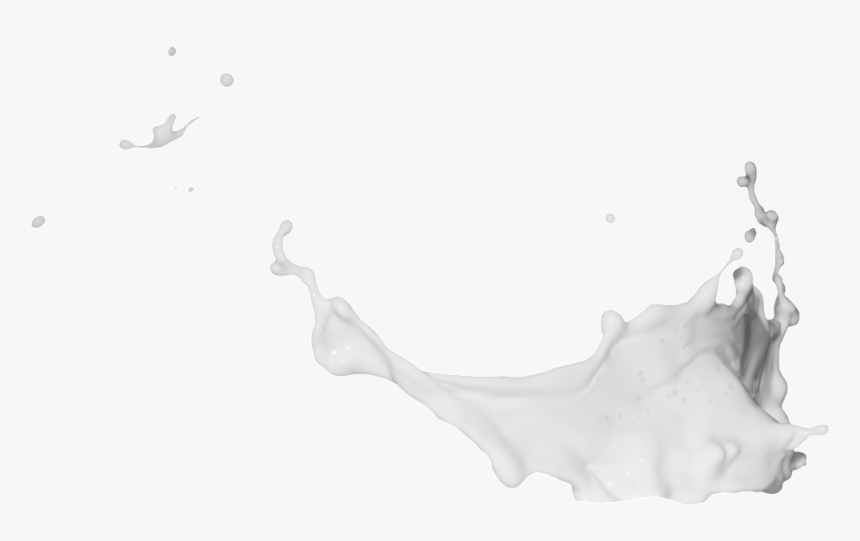 Splashed Milk Png Element - Milk Effect Png, Transparent Png, Free Download