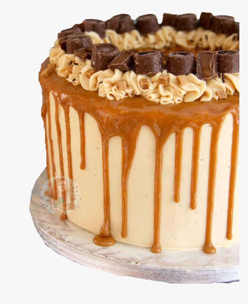 Caramel Cake Png Photo Background - Buttercream, Transparent Png, Free Download