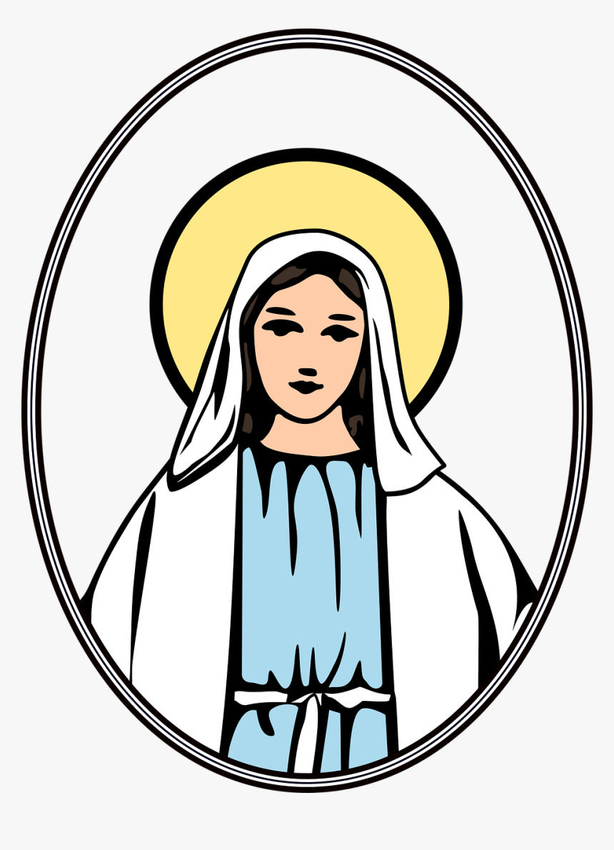 Mary Mother Of God Cartoon, HD Png Download, Free Download