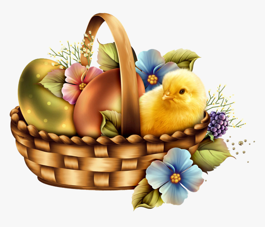 Happy Easter Basket, HD Png Download, Free Download