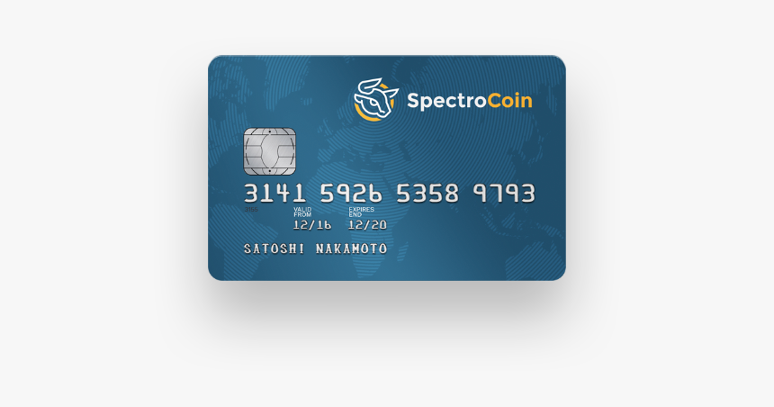 Spectrocoin Card Picture Of Card - Graphic Design, HD Png Download, Free Download