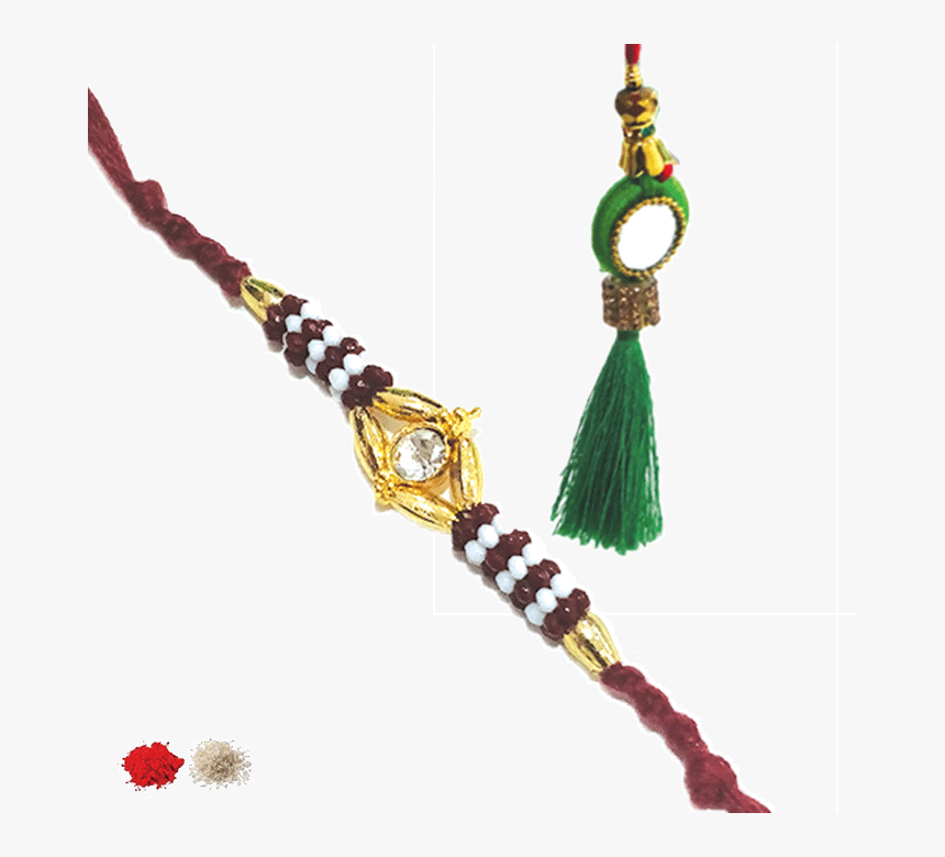 Designer Bhaiya Bhabhi Special Rakhi - Necklace, HD Png Download, Free Download