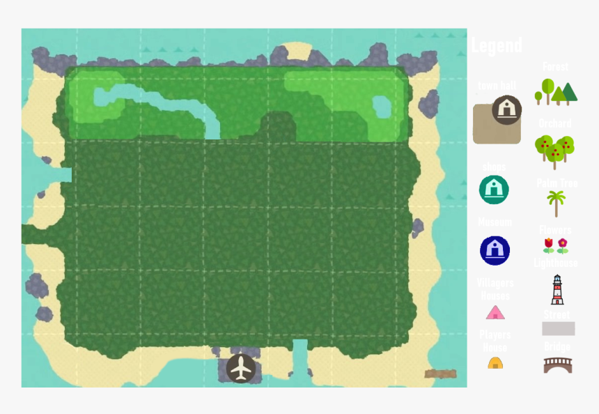 Animal Crossing Island Design Ideas, HD Png Download, Free Download